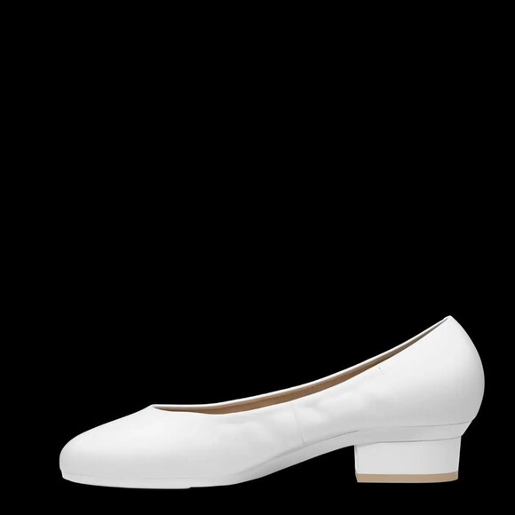 Pashion Footwear The Ballet Pump - White Leather - Final Sale Size 8.58.5 - Picture 3 of 3